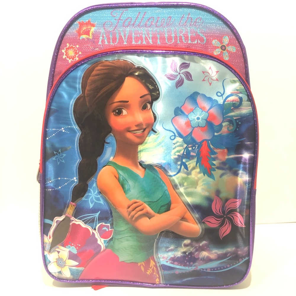 Elena Of Avalor Disney Backpack Girl Purple School